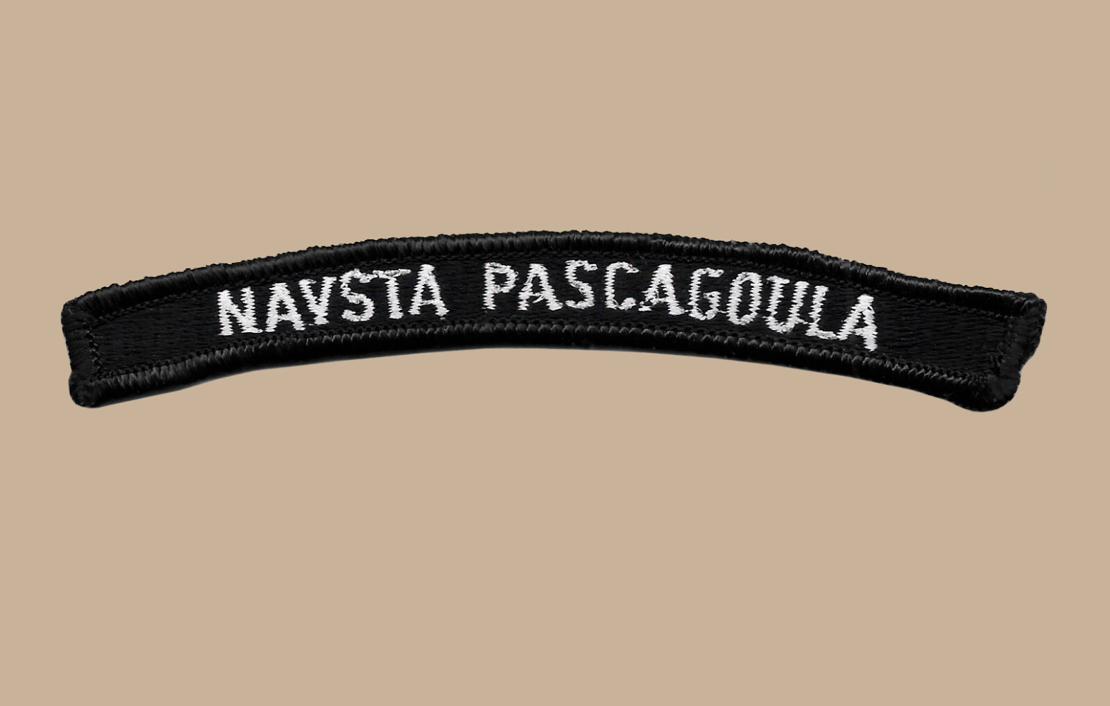 US Naval Station Pascagoula Mississippi NAVSTA UIM Shoulder Rocker Tab (03)
