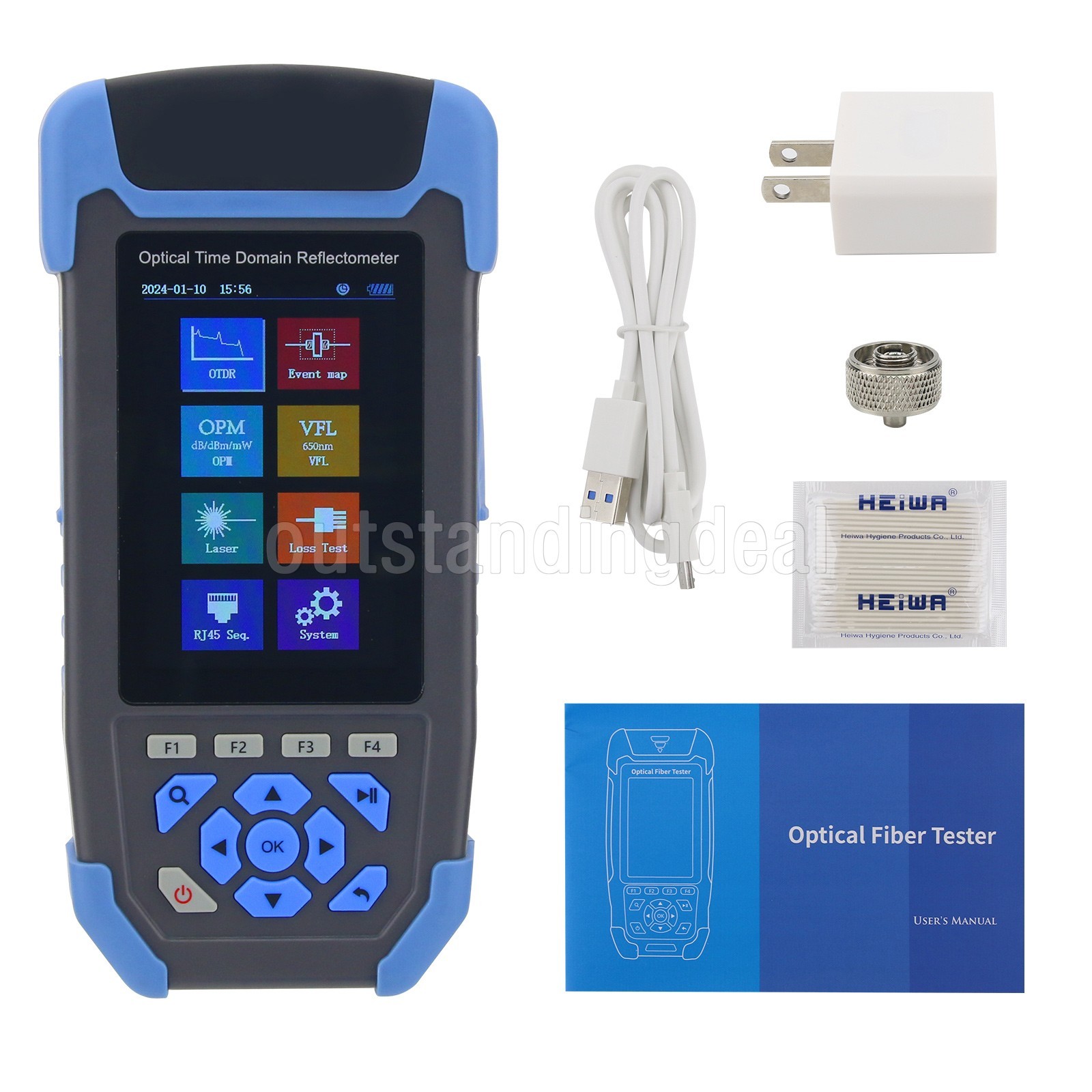 JW3302SJ Mini-Pro OTDR Optical Time Domain Reflectmeter 1310/1550nm os12