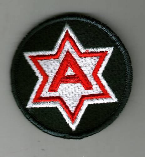 6th ARMY FULL COLOR PATCH