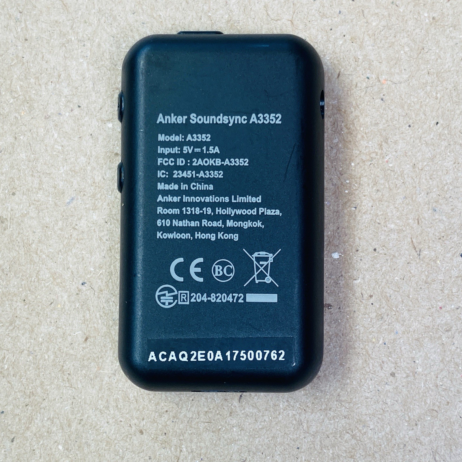 Anker Soundsync Bluetooth receiver Bluetooth5.0 receiver 12 hours A3352