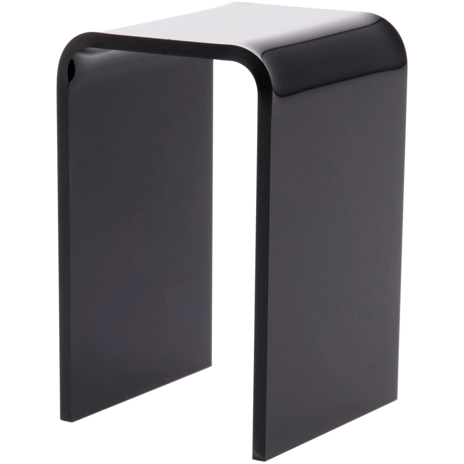 Plymor Black Acrylic Vertical Square Display Riser, 3" H x 2" W x 2" D
