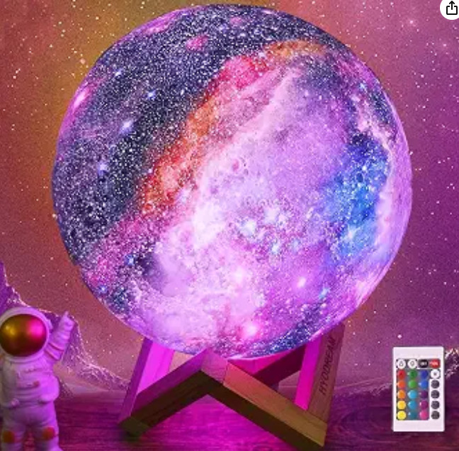Hyodream 3D starry lamp LED remote Kids Night Light Galaxy Lamo New Open Box