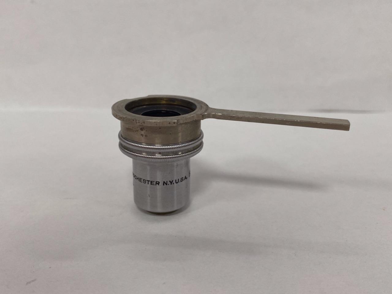 BAUSCH & LOMB 10.25mm 0.40 215T.L MICROSCOPE OBJECTIVE LENS- USED.