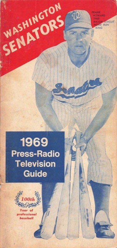 1969 Washington Senators Media Guide Roster - 60-page Baseball Booklet Reprint
