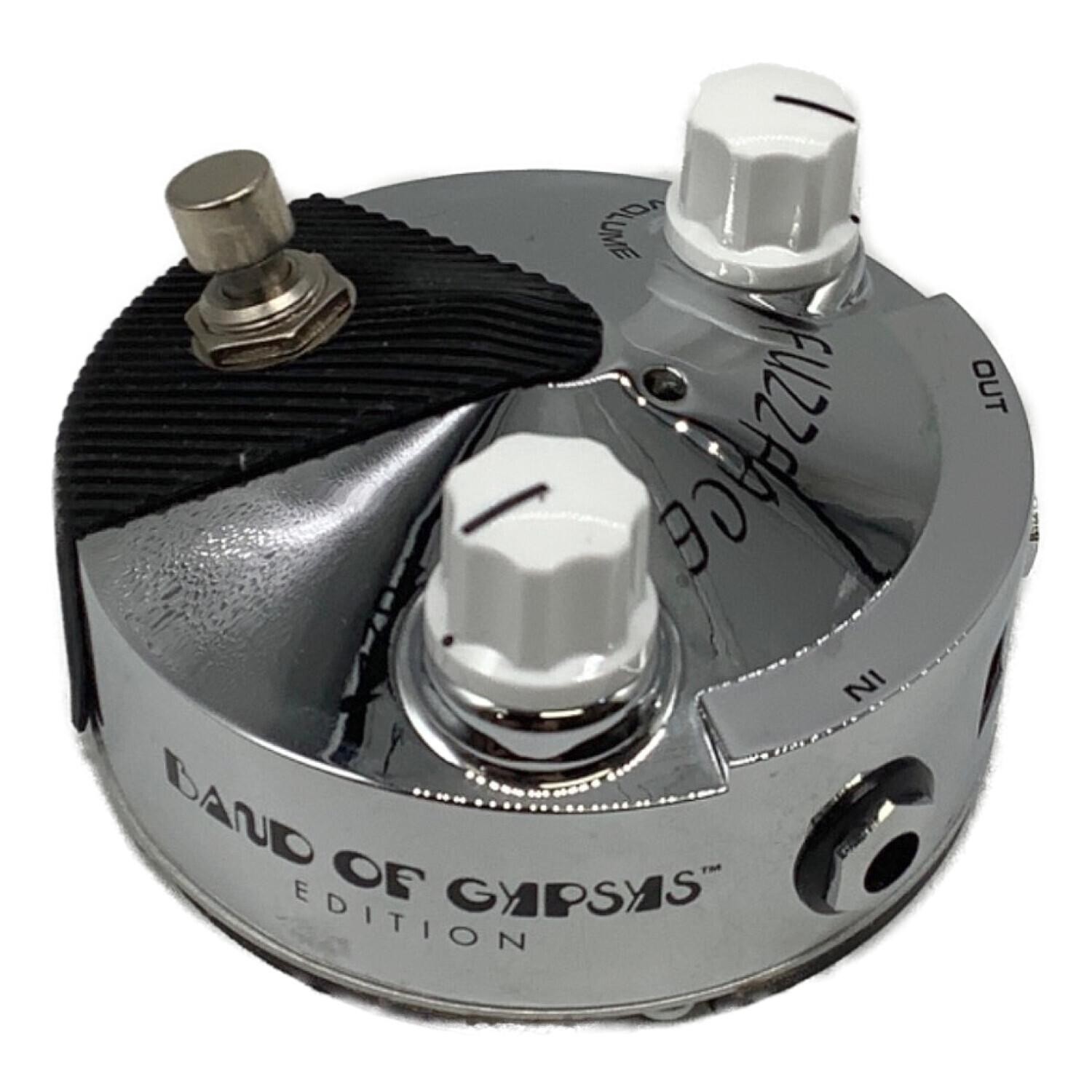 Jim Dunlop Band of Gypsys Jimi Hendrix Fuzz Face Mini Chrome Guitar Pedal