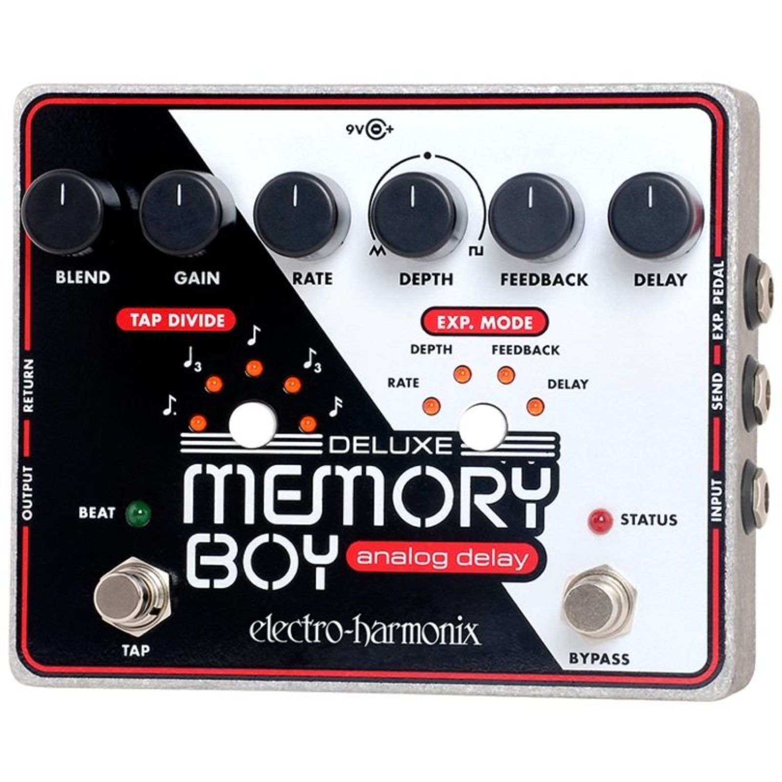 Electro-Harmonix EHX Deluxe Memory Boy Analog Delay Effects Pedal with Tap Tempo