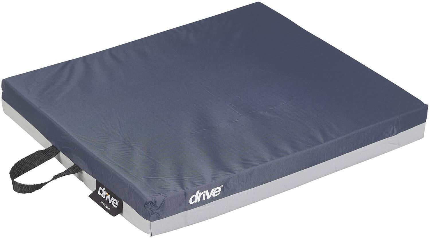 Drive Medical Skin Protection Gel E Wheelchair Seat Cushion, 18 x 16 x 2 Inch