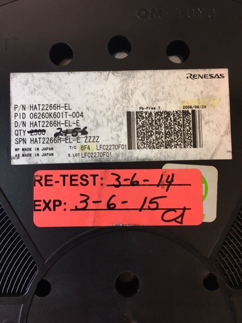 HAT2266H RENESAS HAT2266H-EL-E MOSFET N-CH 60V 30A LFPAK SMD ROHS 10 PIECES
