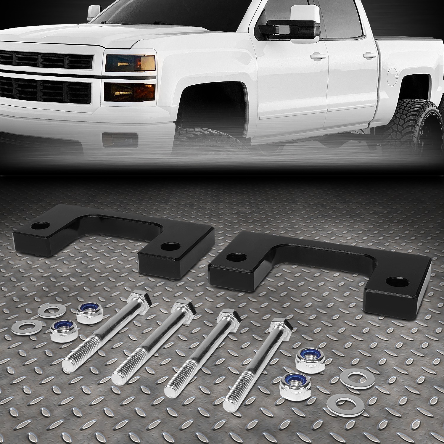 FOR 07-22 CHEVY SILVERADO GMC SIERRA 1500 1" FRONT LEVELING LOW MOUNT LIFT KIT