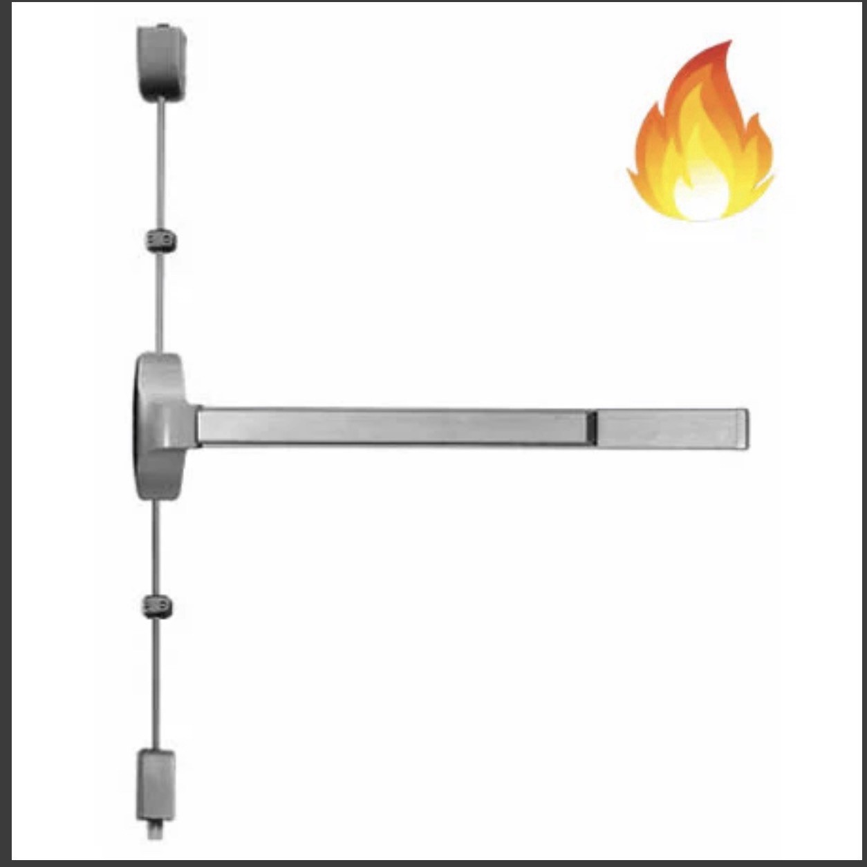 Doormerica EDV701  EDFV701 HEAVY DUTY GRADE 1 VERTICAL ROD EXIT DEVICE EDV70132D