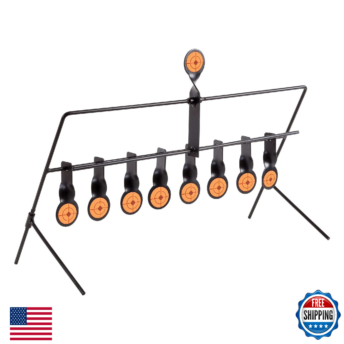 Air Venturi Crazy Eights Reset Airgun Target - Fun & Durable Pellet Trap
