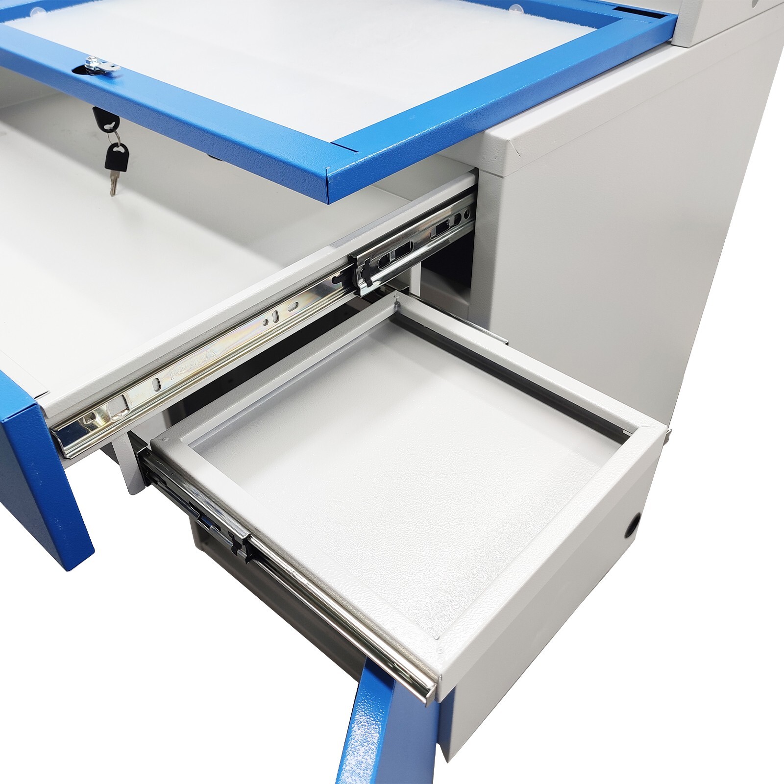 Mobile Security LCD Computer Cabinet Computer Dustproof Anti-theft Cabinet Tools