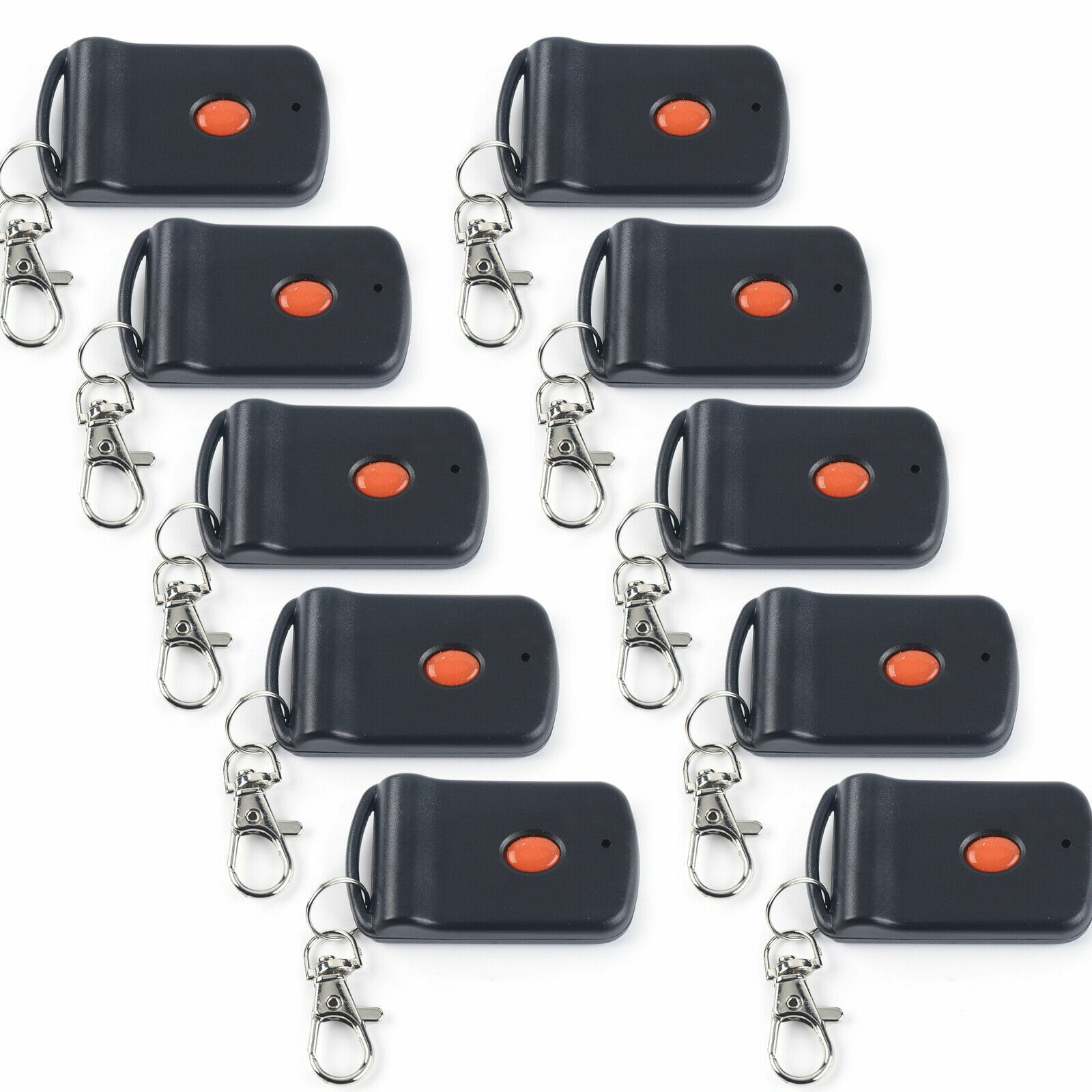 2x For 3089 Multi-Code Multicode 308911 For Linear MCS308911 300mhz Black Remote