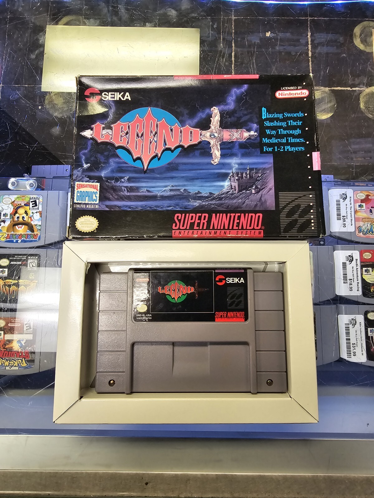 Legend (Super Nintendo | SNES) Authentic With BOX and Cartridge