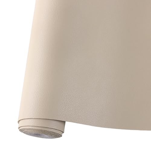 Faux Leather Fabric Soft Skin Grain PU Leather for Furniture Cover 1 Foot Qat