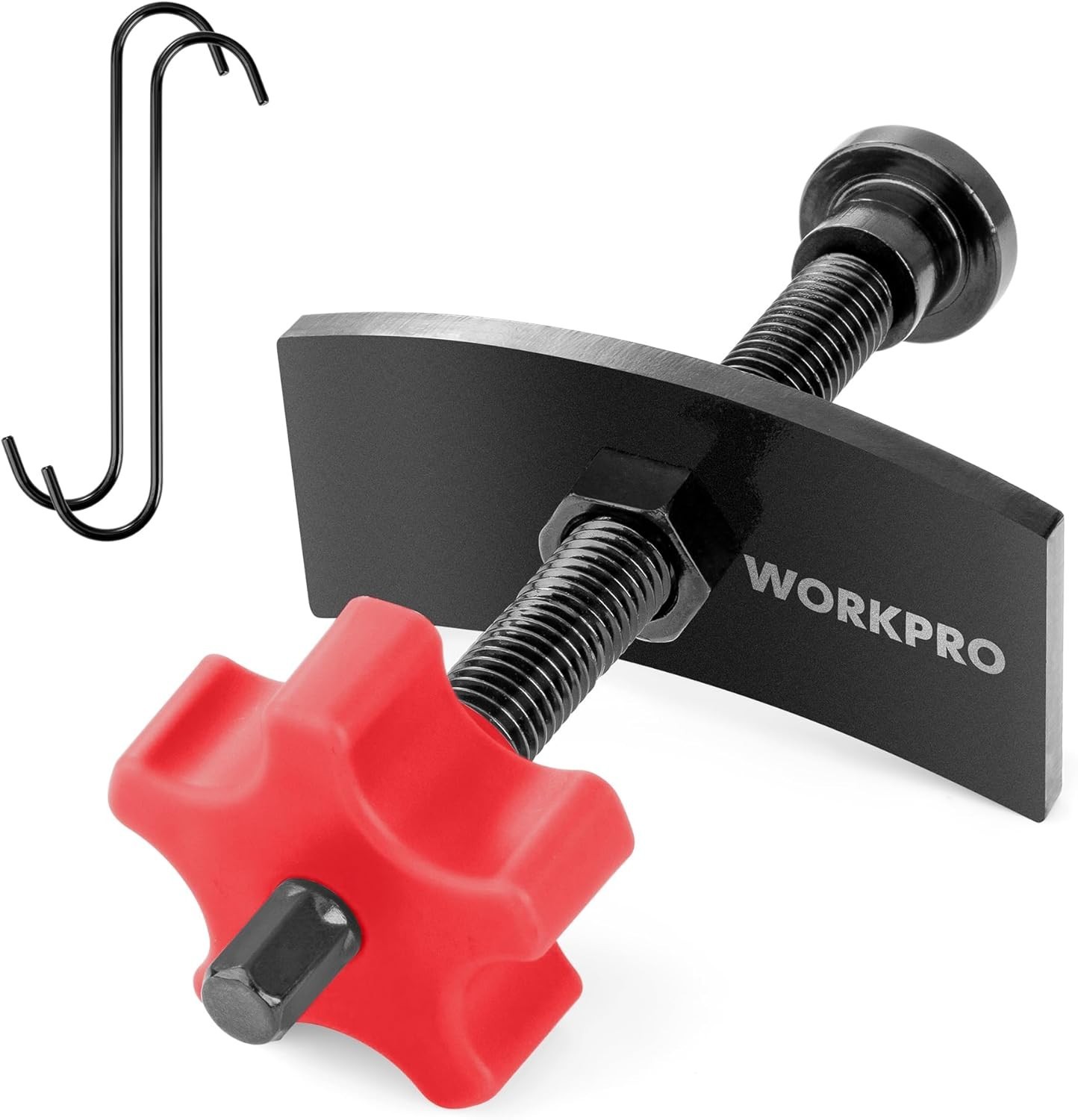 Heavy Duty Brake Pad Spreader Tool, Caliper Compression Tool with 2 Hangers, 360