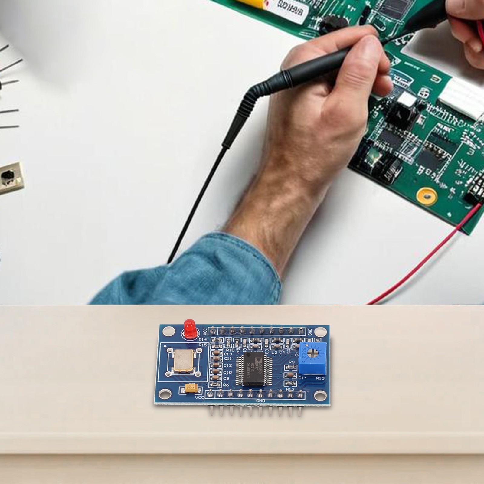 AD9850 Development Board Module Create 2 Sine Waves and 2 Square Waves