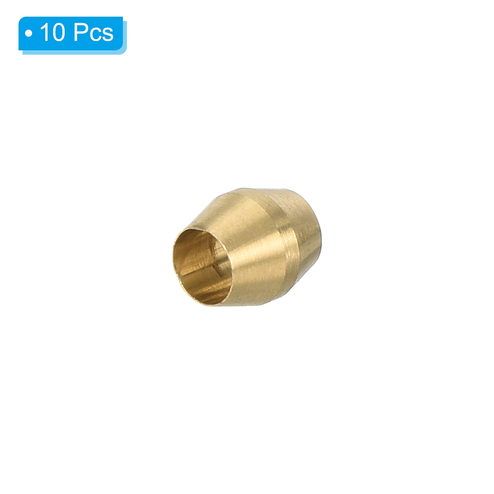 1/8" ID Brass Sleeve Ferrules 10PCS Compression Fitting Assortment Kit