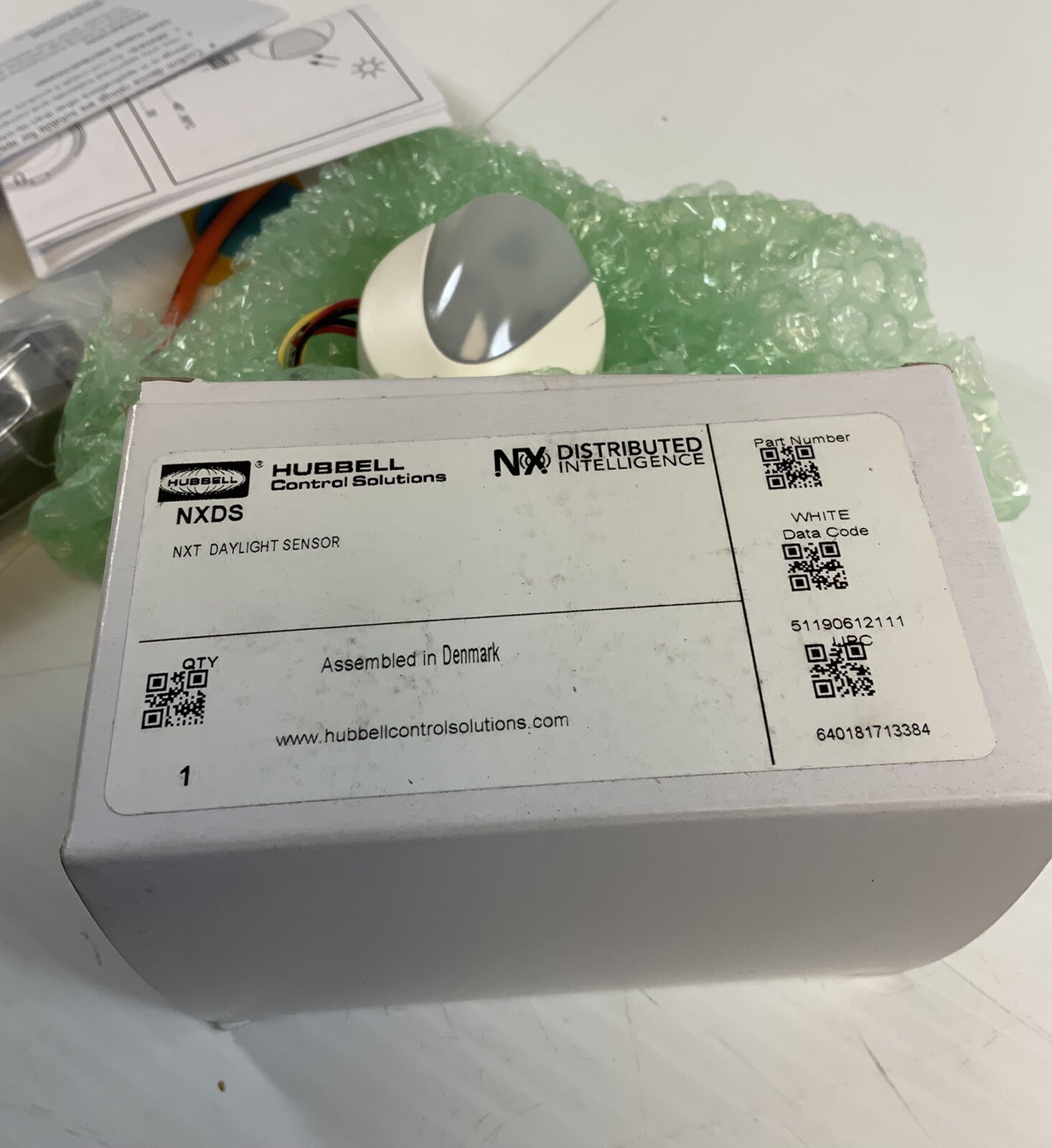 New HUBBEL NXDS NXT Daylight Sensor
