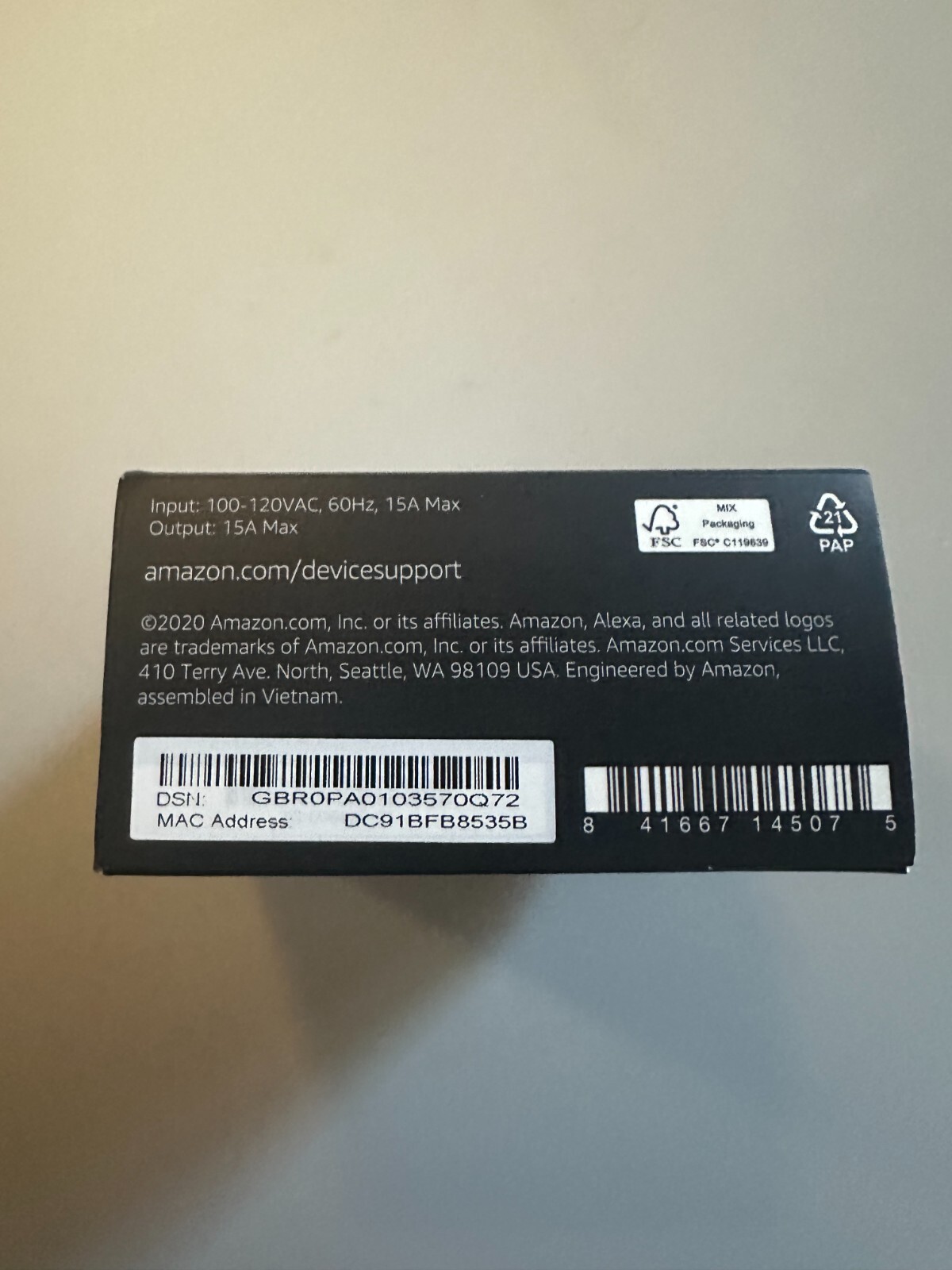 Amazon Smart Plug White New sealed box