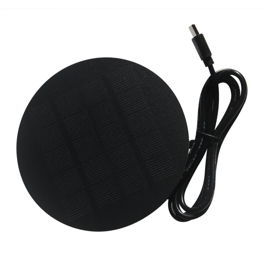 Solar Panel Charger Type-C Output Operating Current 0-210mA For Lights
