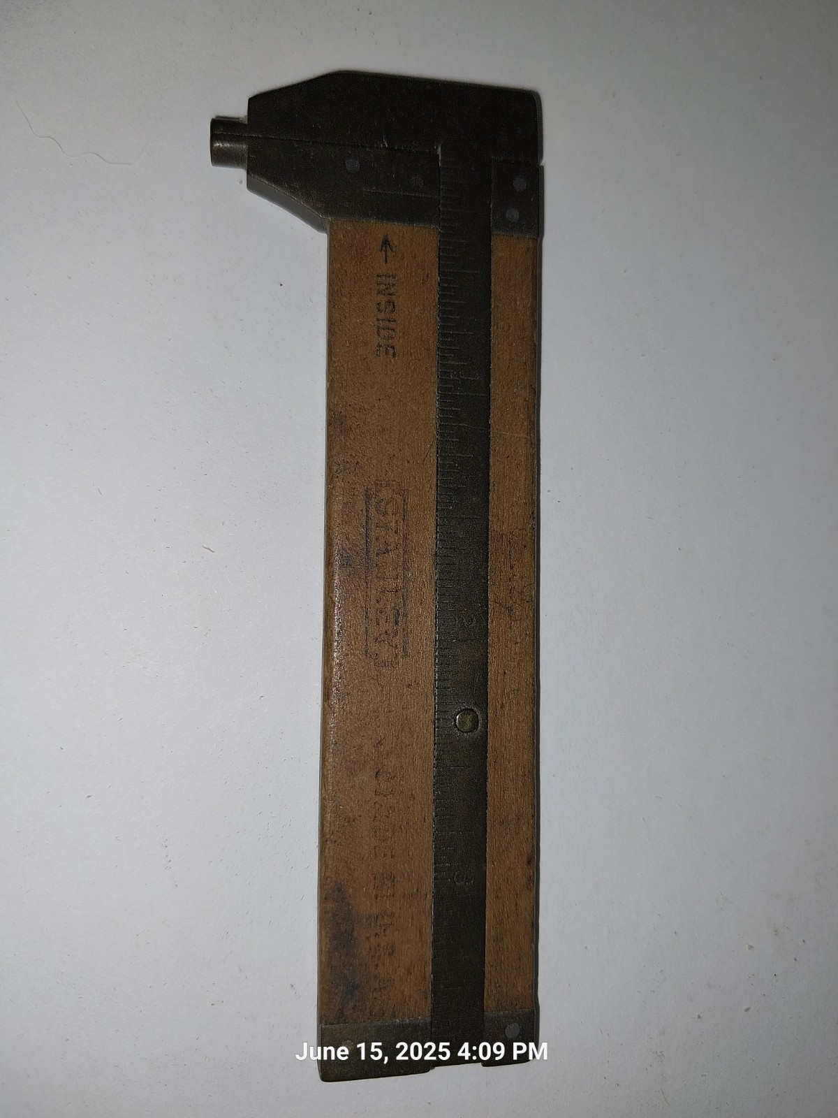 Wooden Caliper 3", Antique