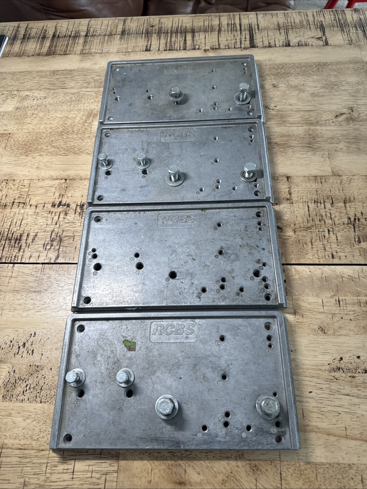 Lot Of 4 RCBS Accessory Base Plates