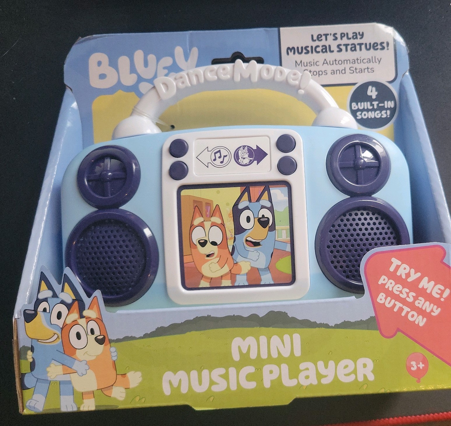Bluey Mini Music Player Dance Mode - Brand New!