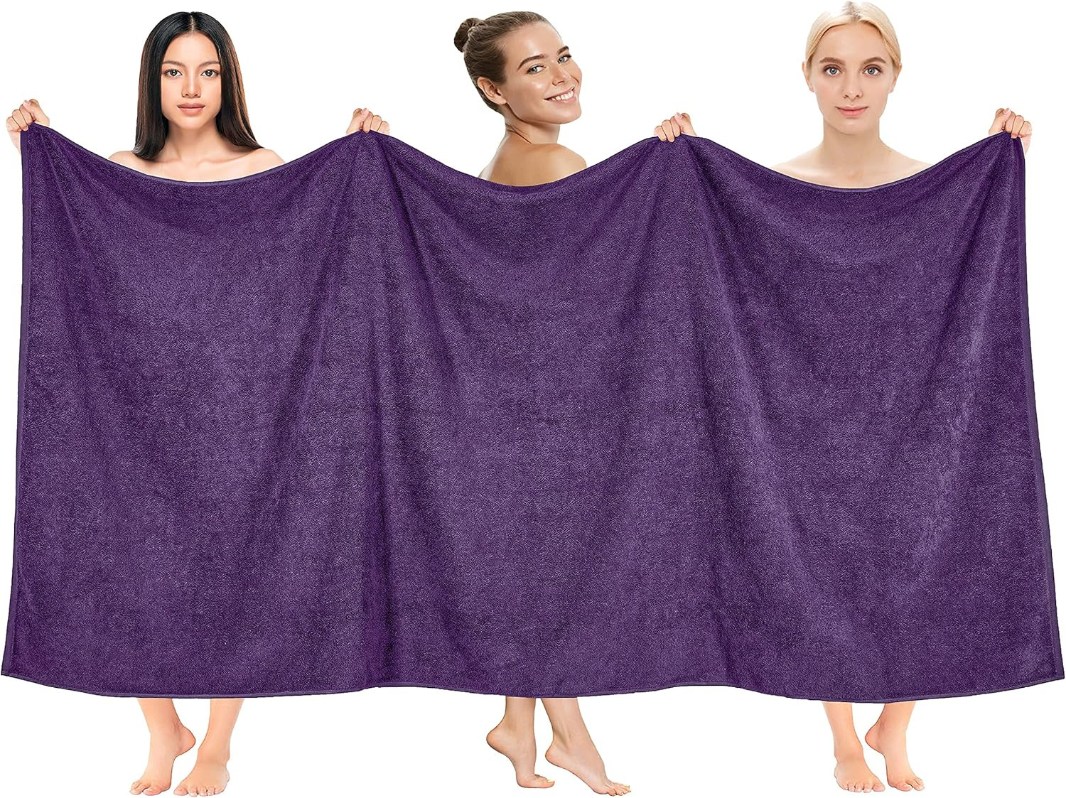 100% Cotton 40X80 Oversized Bath Sheet, Extra Large Turkish Bath Towels for Bath