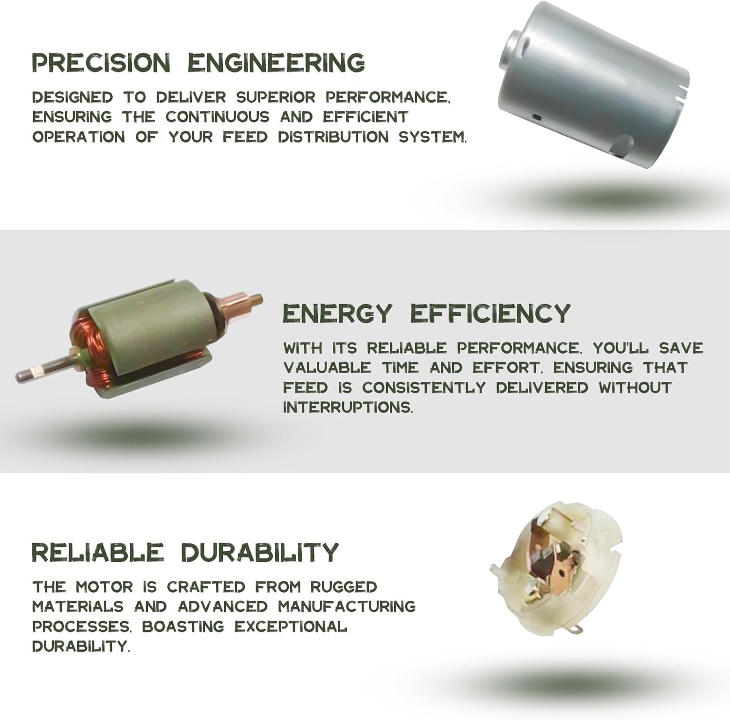 Universal 6V Hunting Spinner Feeder Box Motor