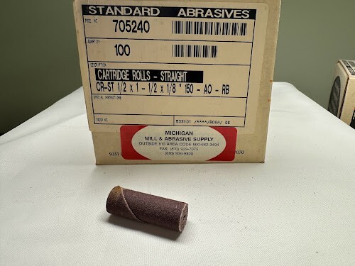 STANDARD ABRASIVE 705240 CR-ST 1/2"X1-1/2"X1/8" 150 GRIT AO-RB box of 100
