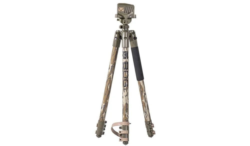 BOG DeathGrip Mossy Oak Bottomland Camo Tripod with Durable Aluminum Frame