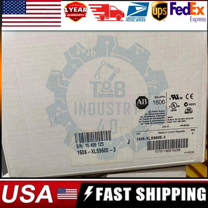 NEW Factory Sealed AB 1606-XLS960E-3 Power Supply 380/480 VAC 960W US Free Tax