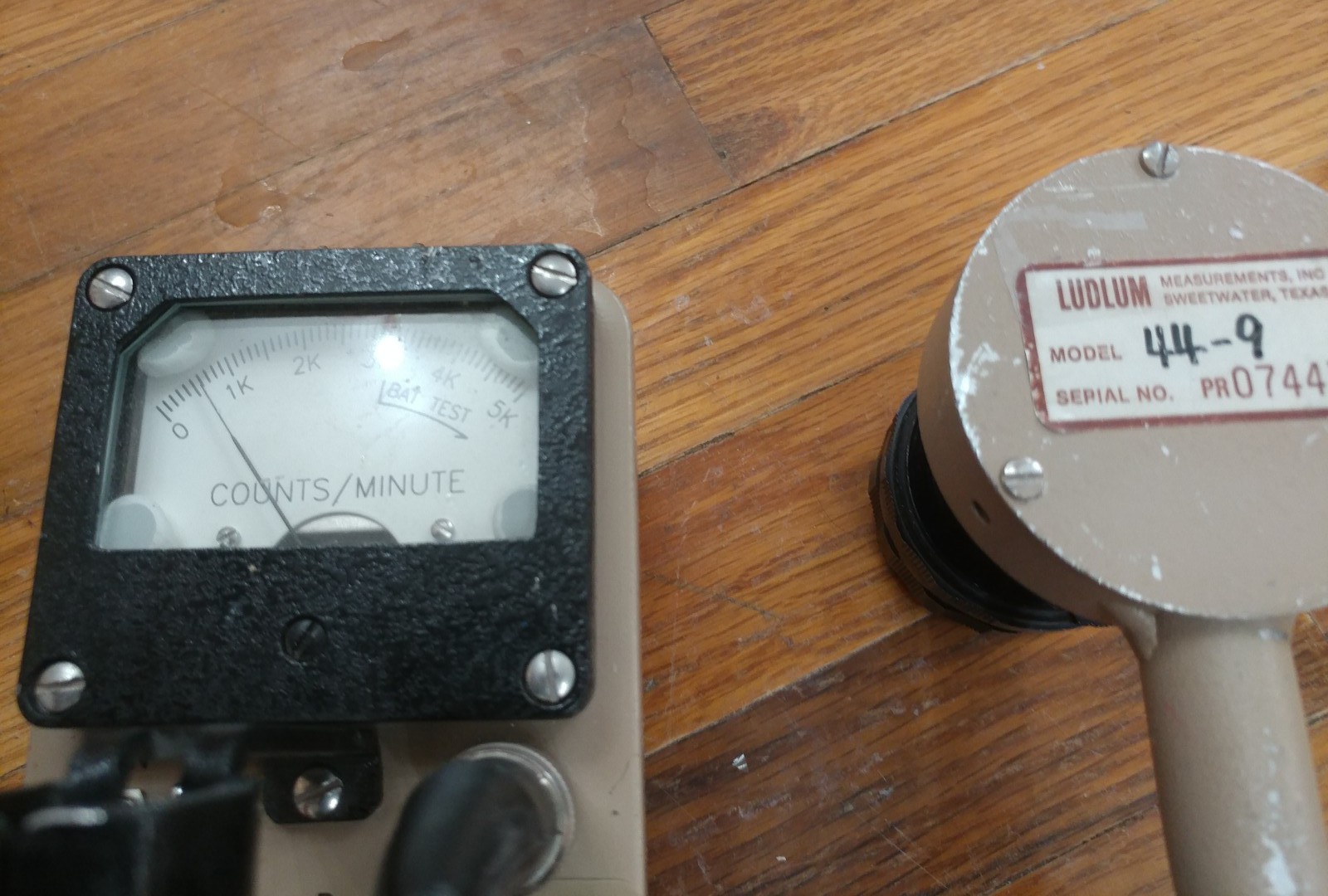 Ludlum 44-9 Alpha Beta Gamma Pancake Detector Probe, Tested