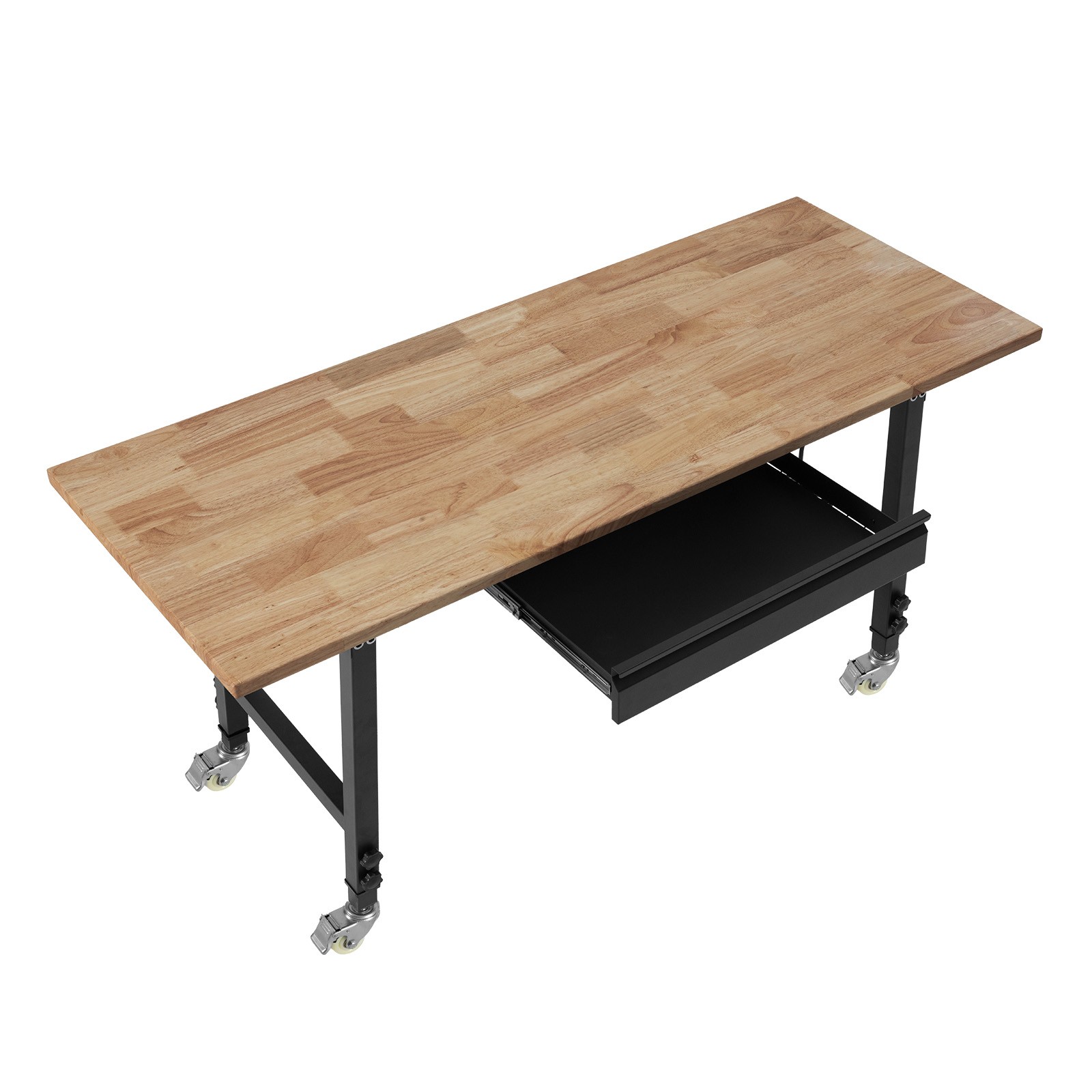Uimoso Adjustable Workbench 60 x 24 in with Drawer & Power Outlets