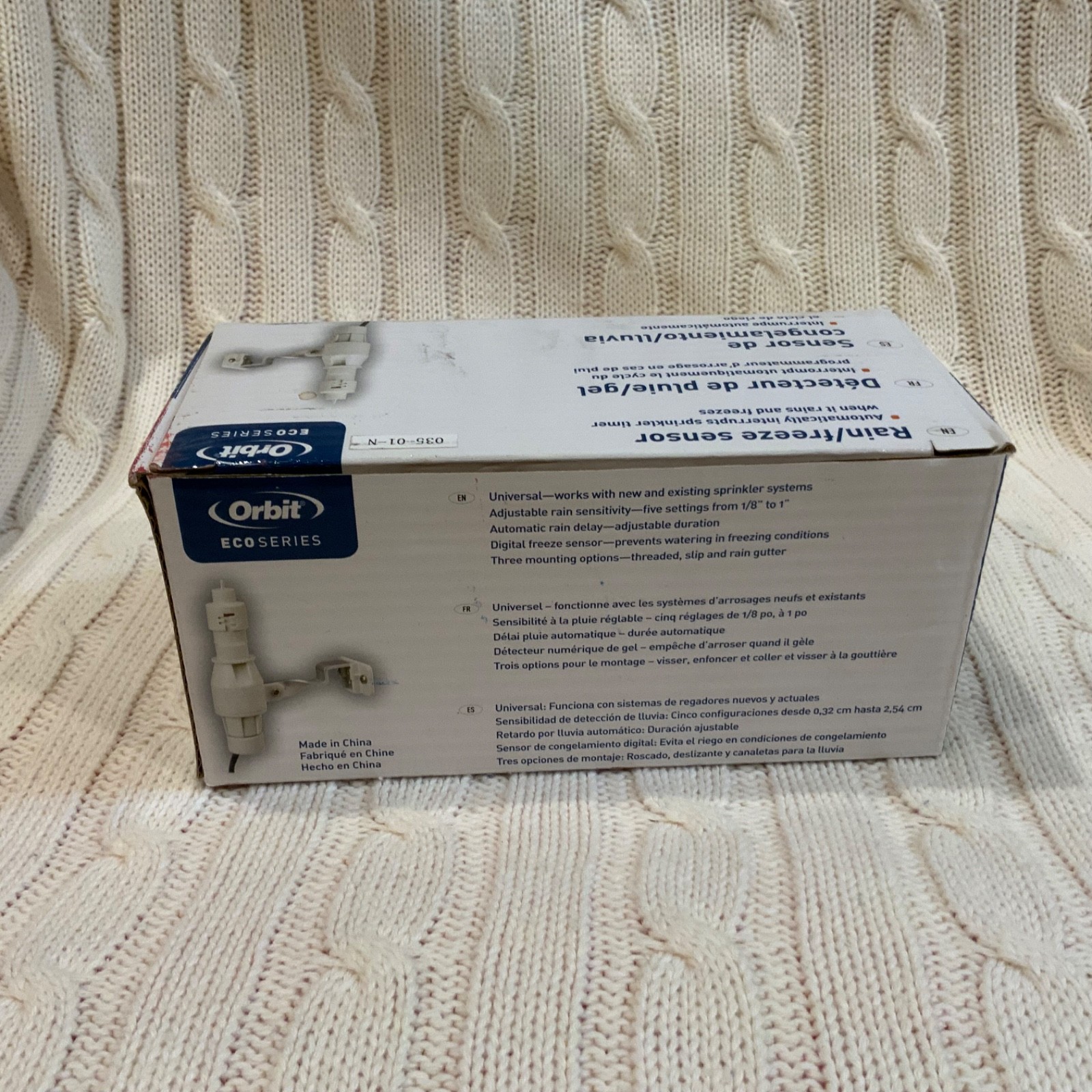 Orbit Eco Series Rain/Freeze Sensor Interrupts Sprinkler Timer 91069, Universal