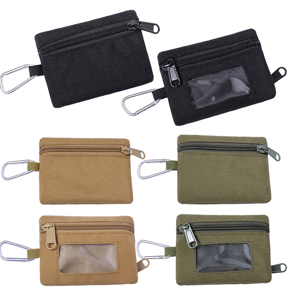 Tactical Card Pouch Coin Credit Card Wallet Key Waist Pack Outdoor Small Pouch