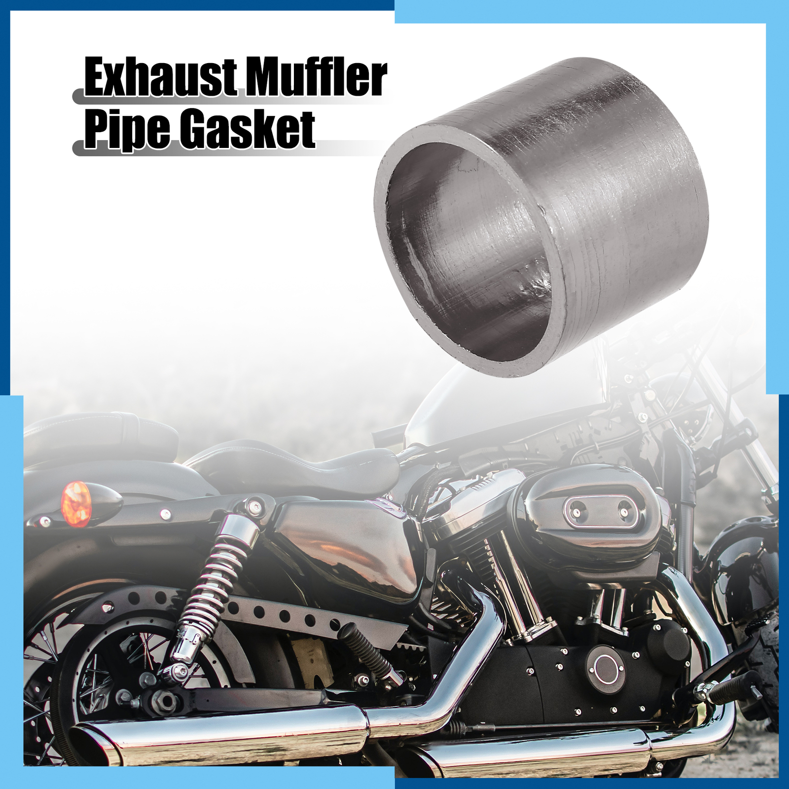 Universal Pack(1) Exhaust Muffler Pipe Gasket Graphite Seal Silencer Connector