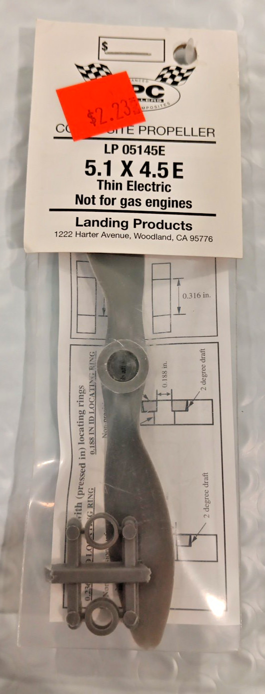 APC LP 05145E PROPELLER~NIP!~5.1X4.5E  Thin Electric not for Gas Engines