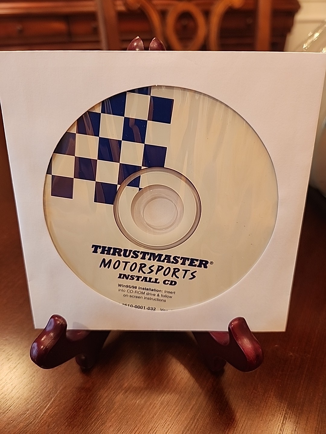 ThrustMaster Motorsports Install CD-ROM Win95/98, Part #610-0001-032 Ver. #1.3