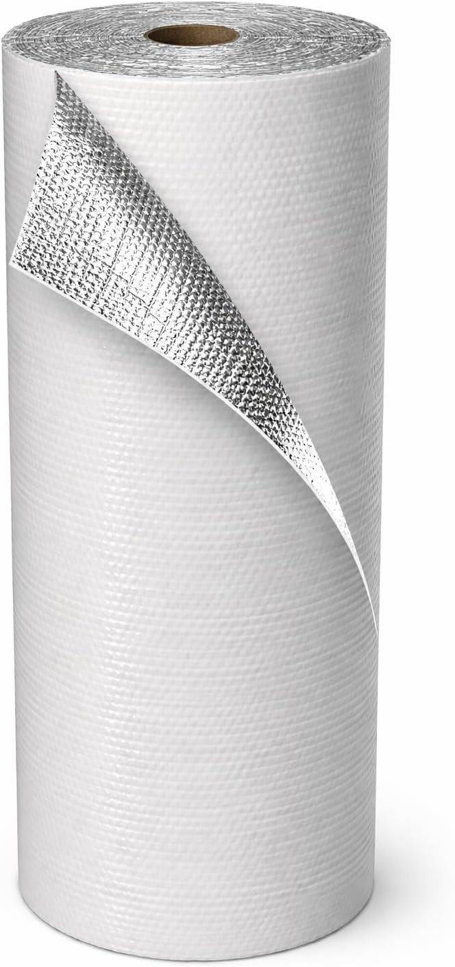 REFLECTIX 4'x100' Double Bubble White Reflective Foil Insulation 400SQFT R8-24