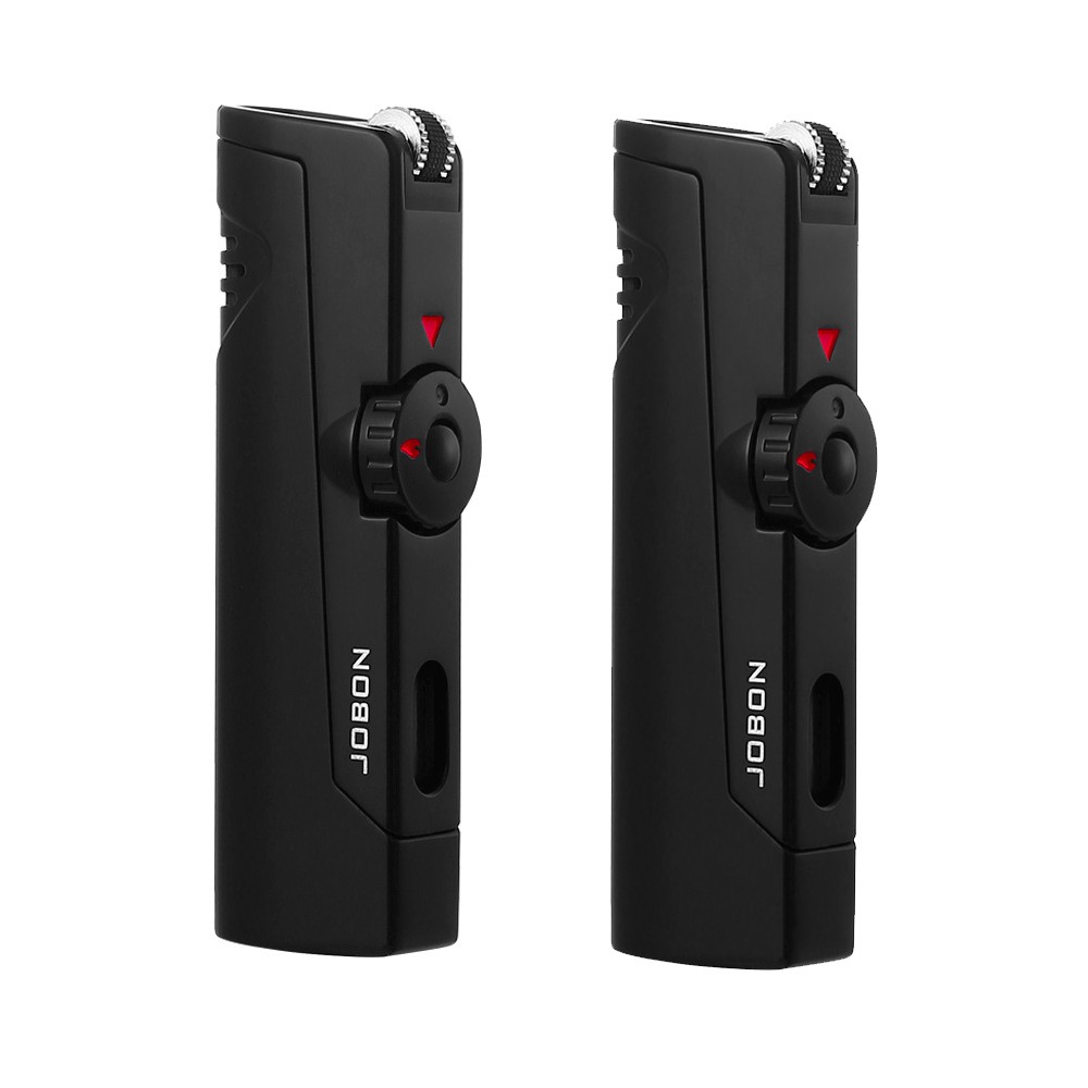 2PCS Double Flame Lighter, Windproof Lighter,Straight Lighter,Outdoor Camping