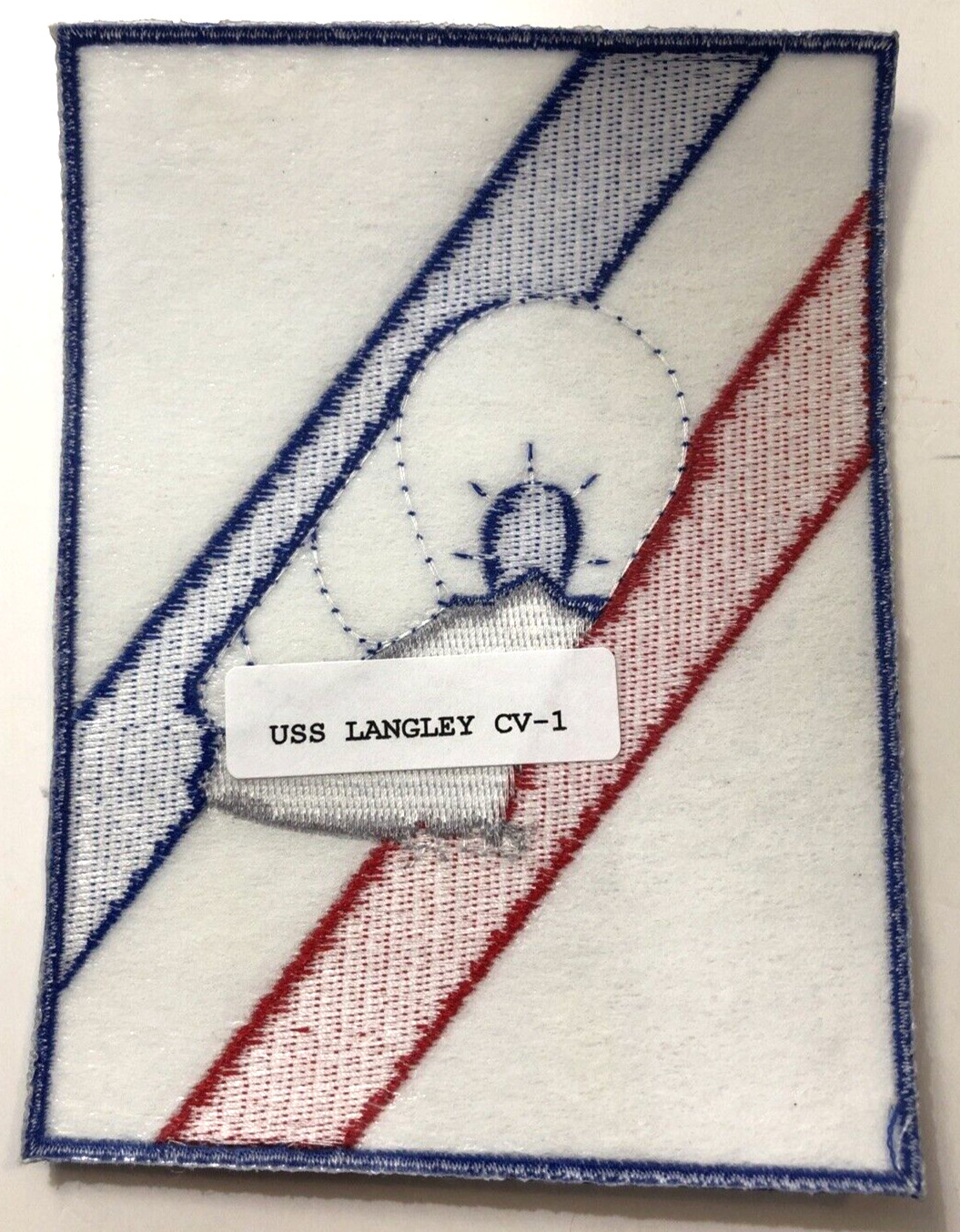 VTG US Navy Ship-USS Langley CV 1 Patch-