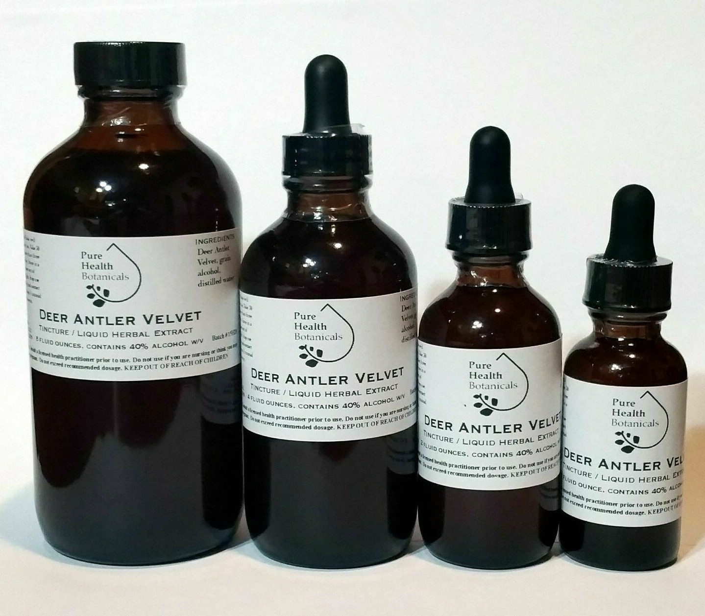 Deer Antler Velvet Tincture/Extract, Energy, IGF-1, Longevity, Highest Quality