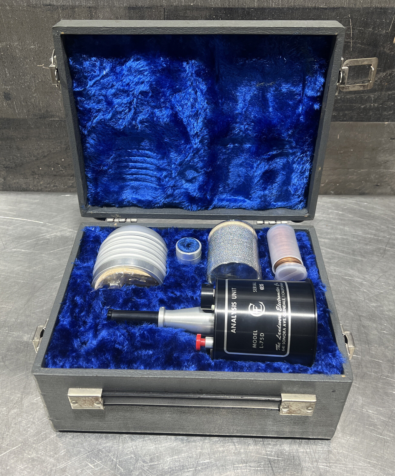 Vintage Landsverk Electrometer Model L-75D Radiation Analysis Unit Used Surplus