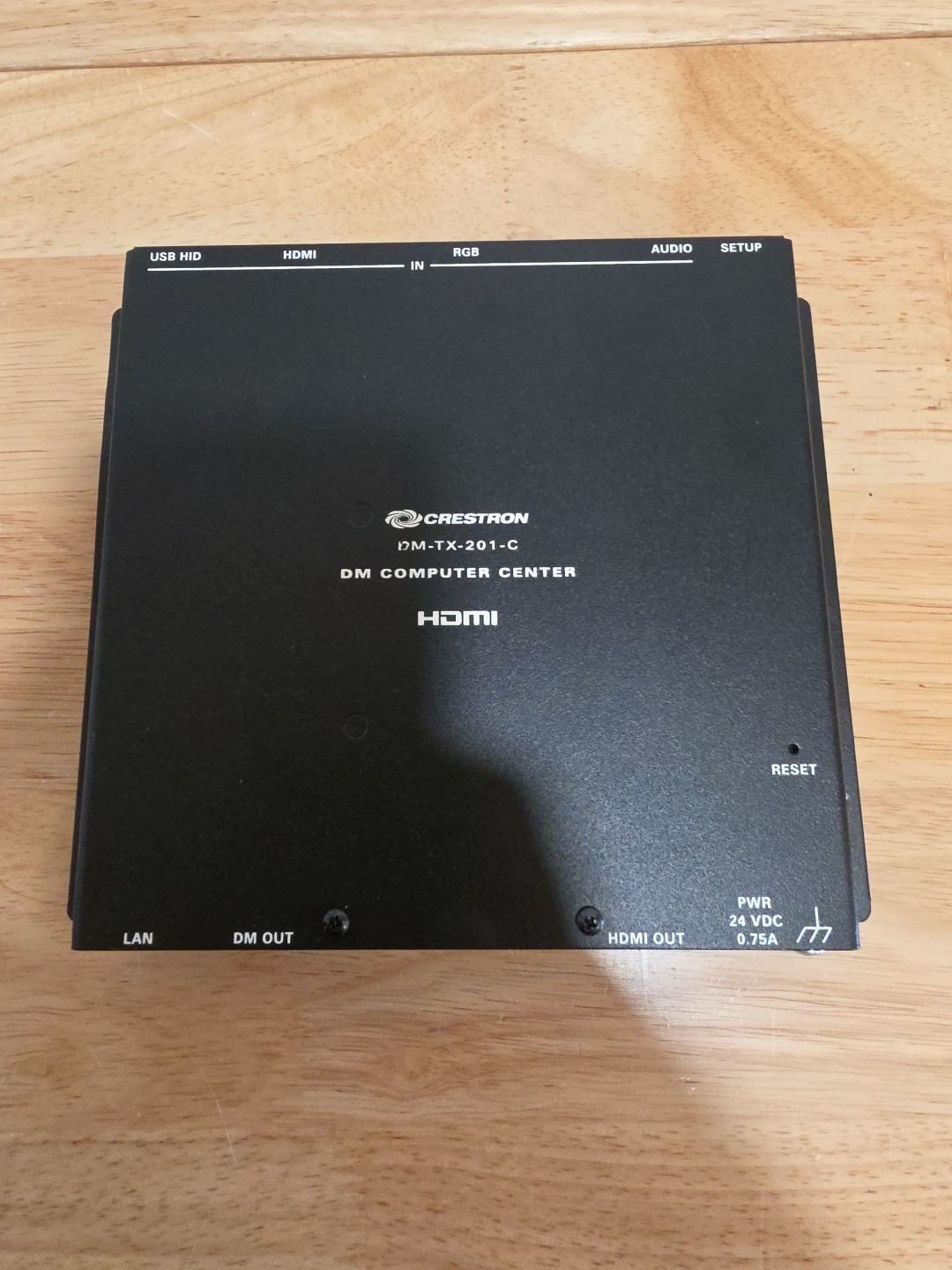 Crestron DM-TX-201-C 6503838 DM Computer Center HDMI VGA Transmitter