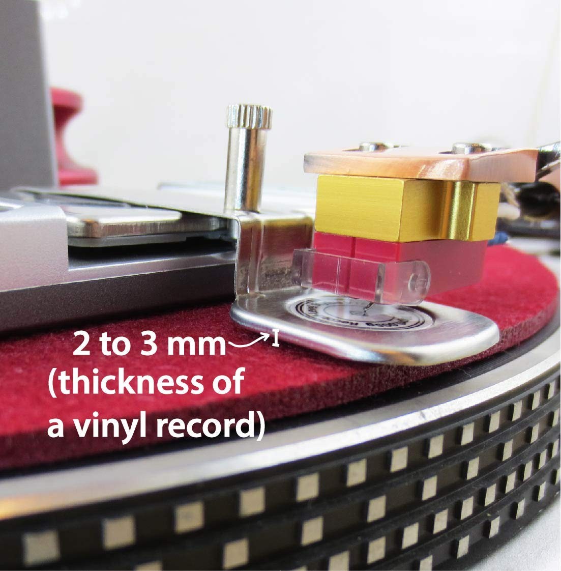 Precision Record Level Digital Turntable Stylus Force Scale Gauge for Tonearm...