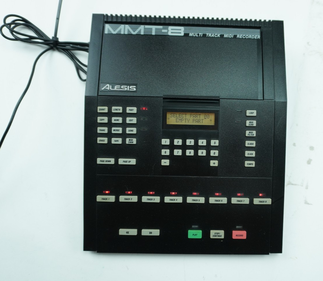 Vintage Alesis MMT-8 8-Channel Sequencer Midi Recorder