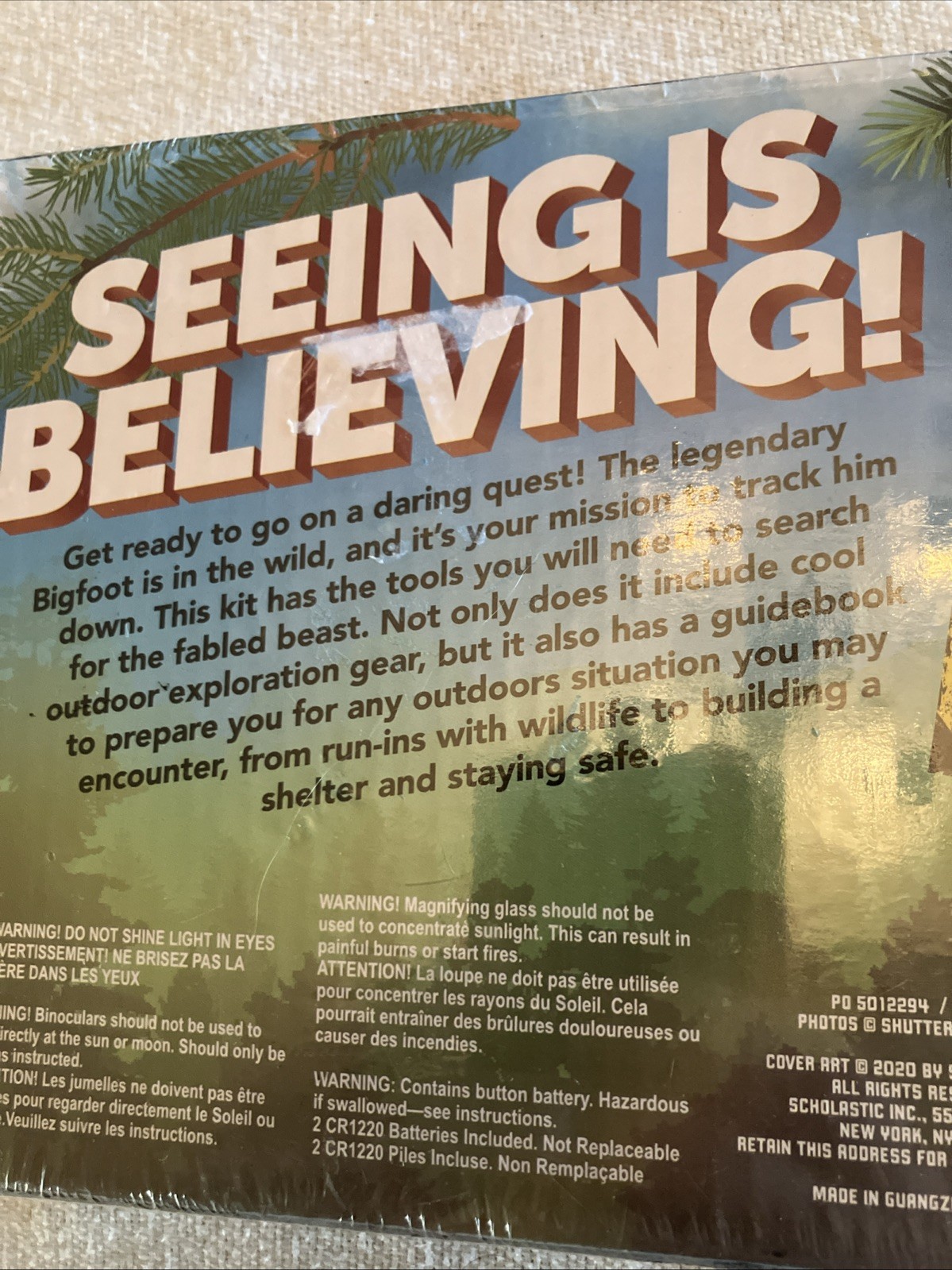 Scholastic Bigfoot Tracker Kit For Explorers 7+