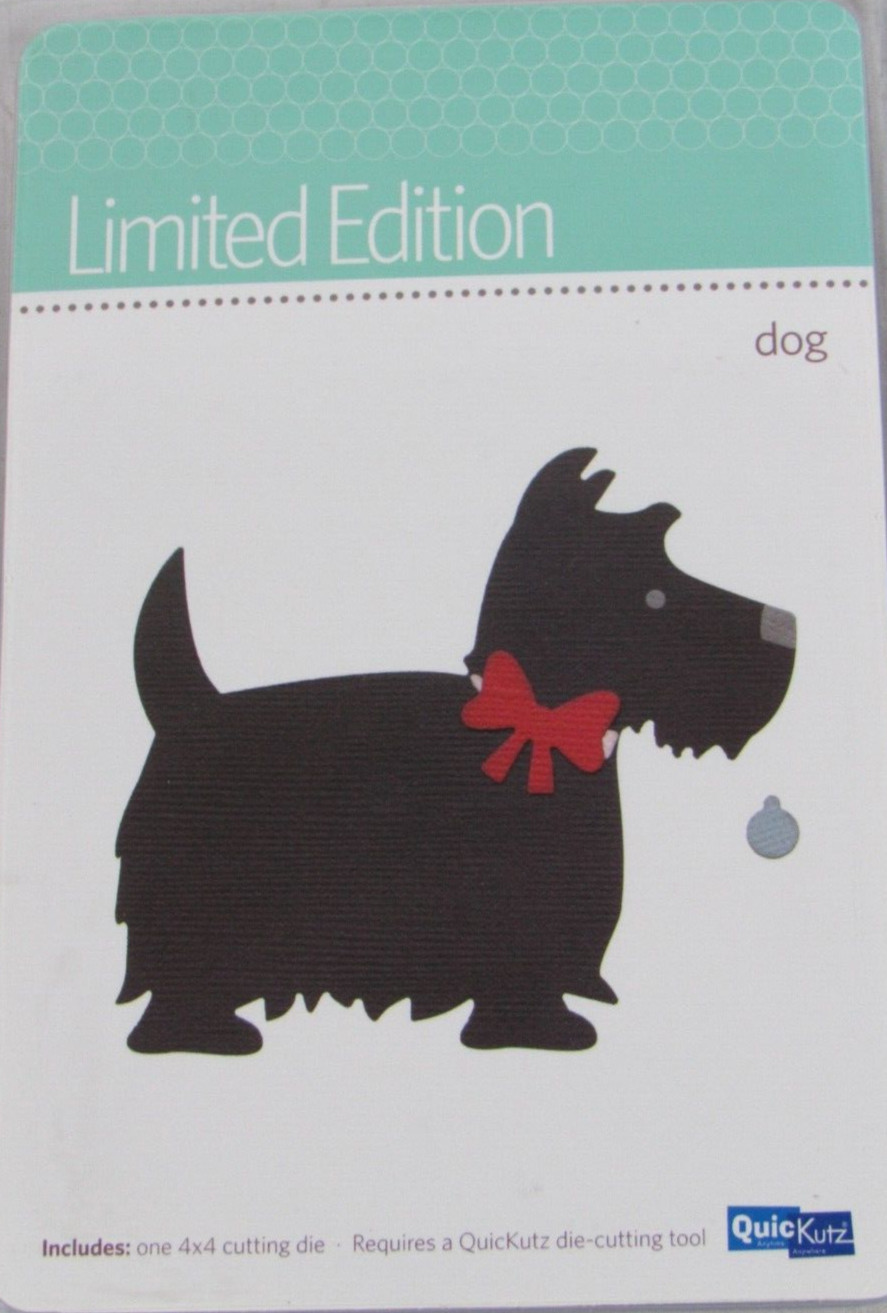 QuicKutz Dog (Limited Edition) 4x4, 1 Cutting Die Set REV-0223-S